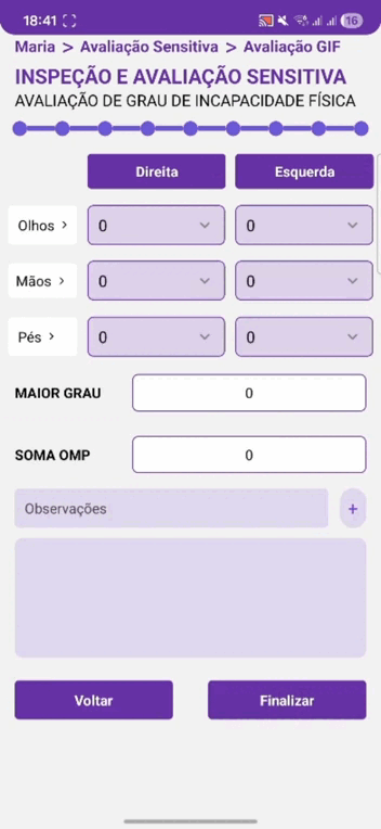 Sequência de imagens animadas